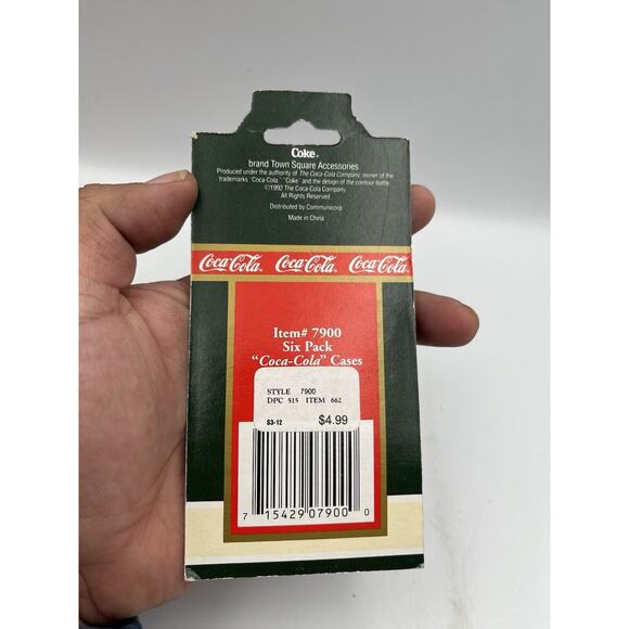 Coca Cola Town Square Stocking up Delivery Man 7980 1992 Collectibles CHRISTMAS - Picture 5 of 5
